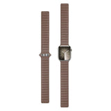 Apple Watch (42/44/SE/45/46/49mm) Magnetic Lippa Finewoven Strap - Brown