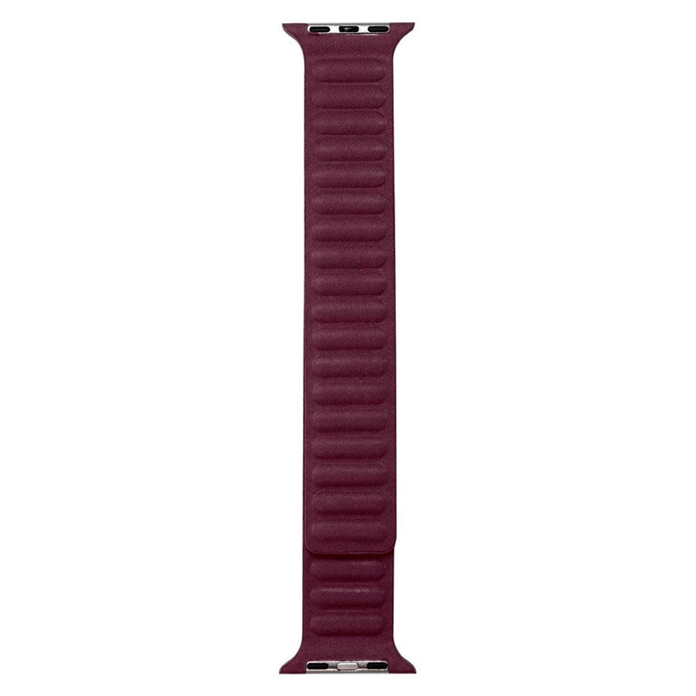 Apple Watch (42/44/SE/45/46/49mm) Magnetic Lippa Finewoven Strap - Wine Red