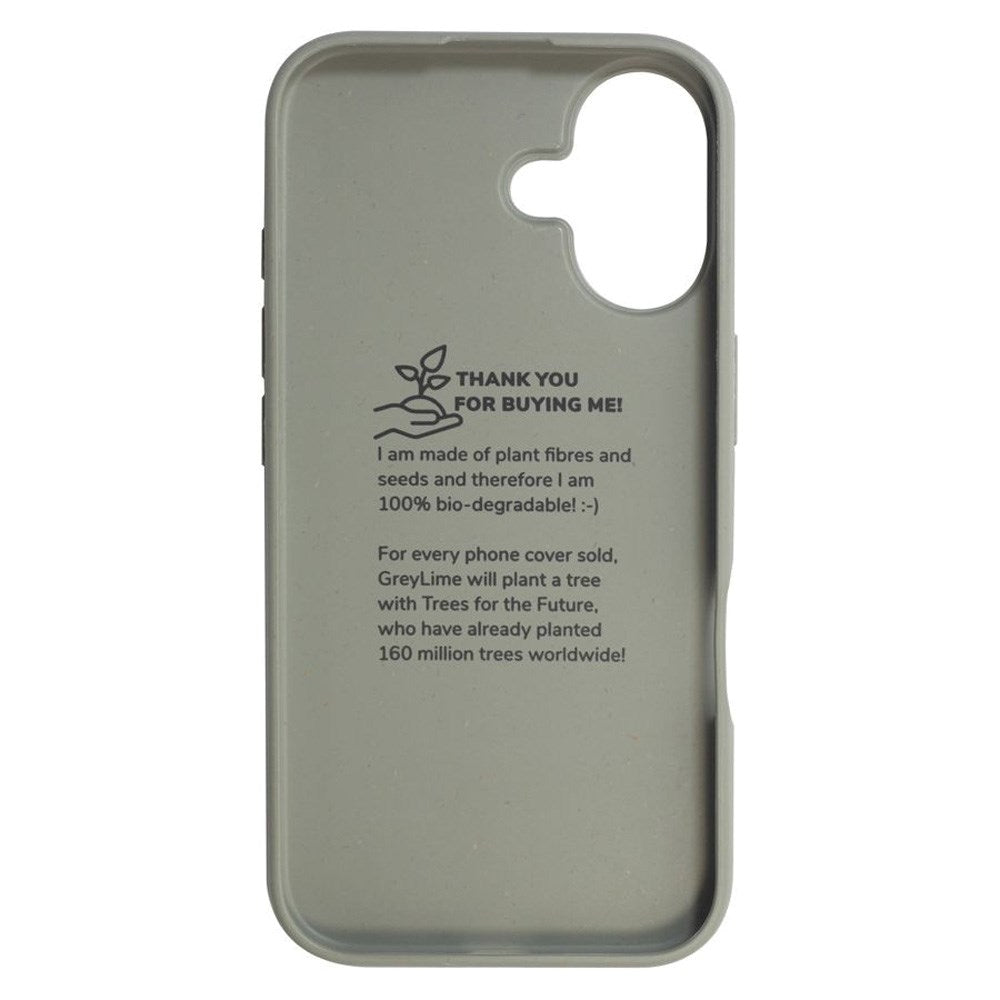 iPhone 16 GreyLime 100% Biodegradable Case - Light Green - Buy a Case & Plant a Tree