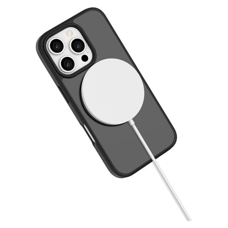 iPhone 16 Pro Lippa Hybrid Plastic Case with 360 Rotating Kickstand - MagSafe Compatible - Matte / Black