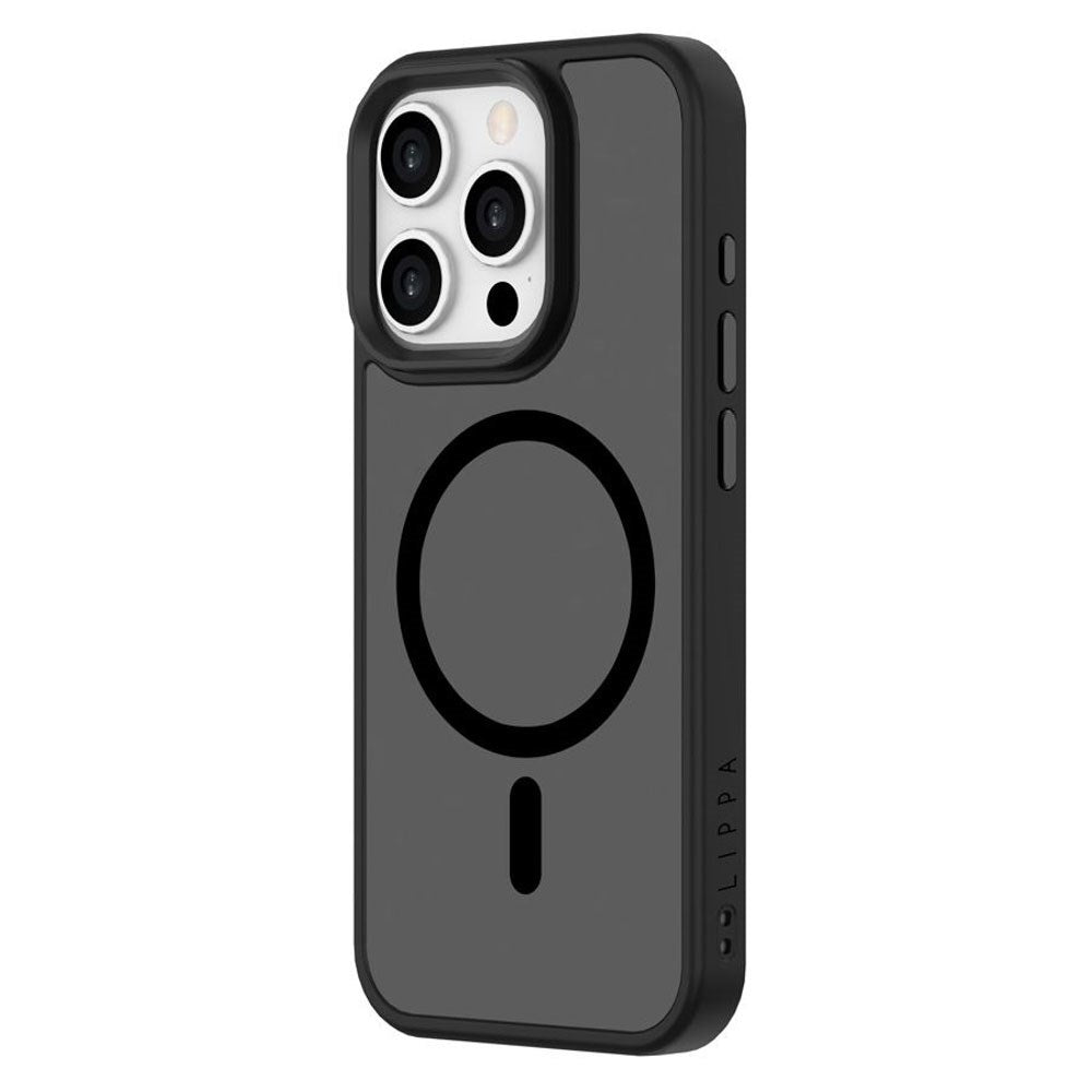 iPhone 15 Pro Lippa Hybrid Plastic Case - MagSafe Compatible - Matte / Black