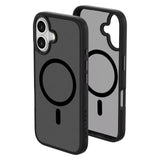 iPhone 16 Lippa Hybrid Plastic Case - MagSafe Compatible - Matte / Black