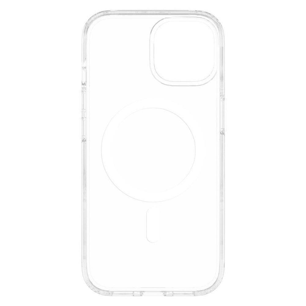 iPhone 15 Lippa Hybrid Plastic Case - MagSafe Compatible - Transparent / White