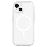 iPhone 15 Lippa Hybrid Plastic Case - MagSafe Compatible - Transparent / White