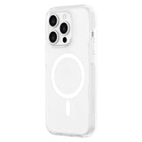 iPhone 15 Pro Lippa Hybrid Plastic Case - MagSafe Compatible - Transparent / White