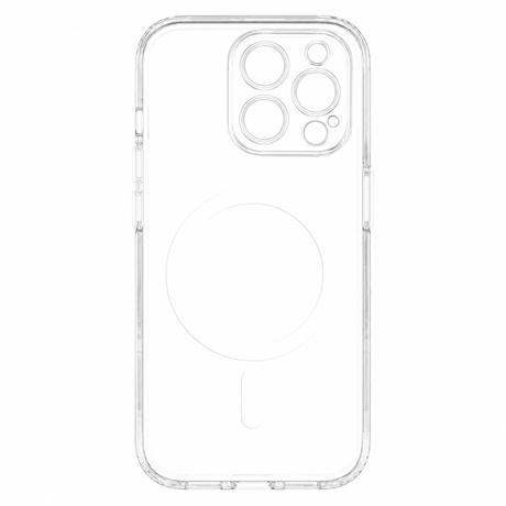 iPhone 15 Pro Lippa Hybrid Plastic Case - MagSafe Compatible - Transparent / White
