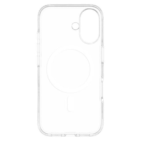 iPhone 16 Lippa Hybrid Plastic Case - MagSafe Compatible - Transparent / White
