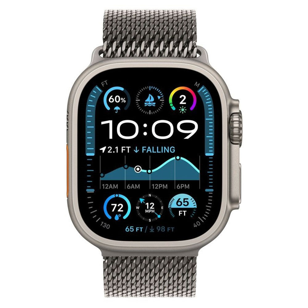 Apple Watch (38/40/SE/41/42mm) Lippa Titanium Strap with Lock - Silver