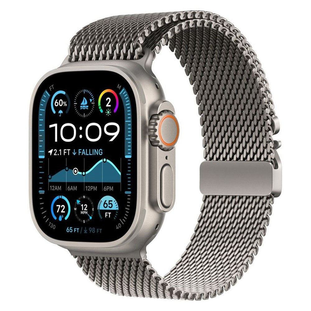 Apple Watch (38/40/SE/41/42mm) Lippa Titanium Strap with Lock - Silver