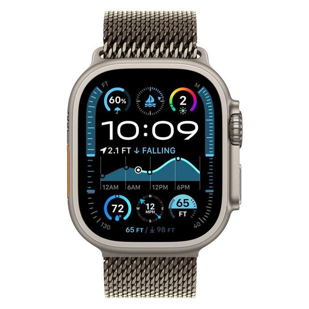 Apple Watch (42/44/SE/45/46/49mm) Lippa Stainless Steel Strap with Lock - Gold