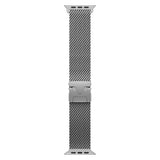 Apple Watch (38/40/SE/41/42mm) Lippa Stainless Steel Strap with Lock - Silver