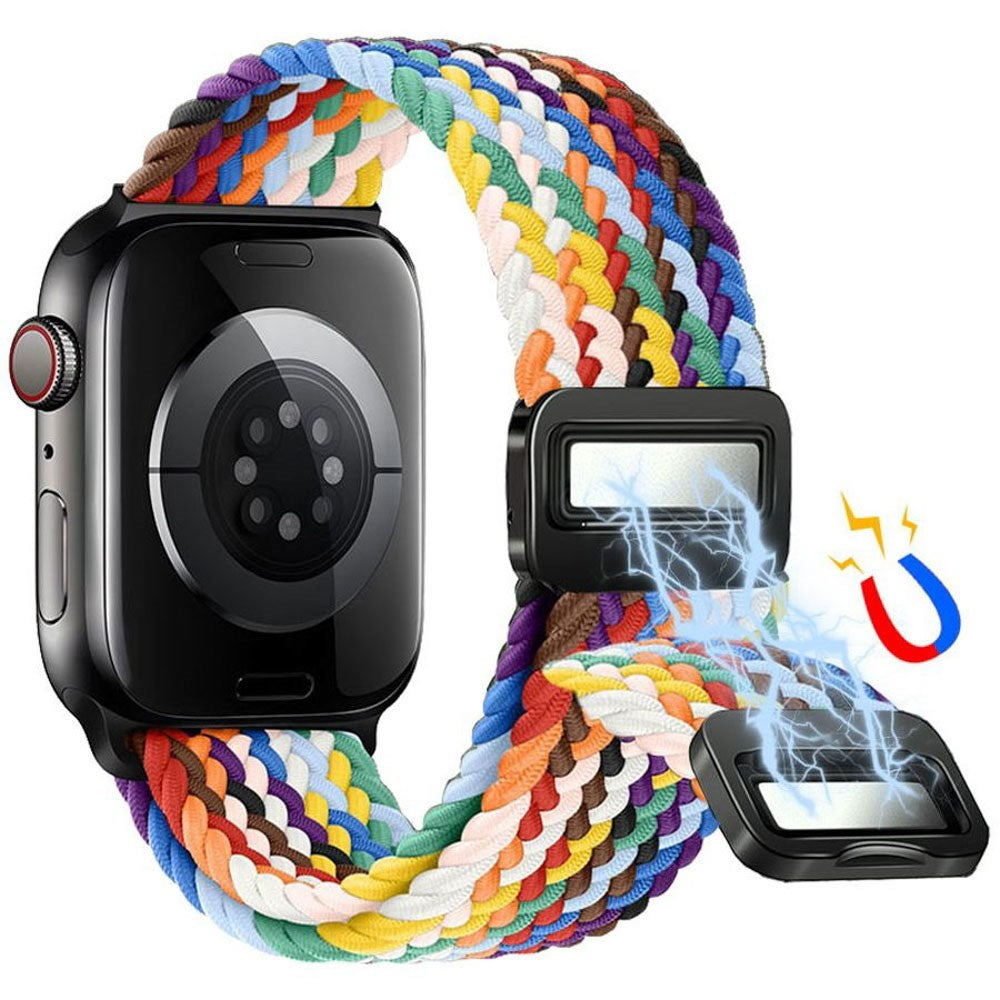 Apple Watch (38/40/SE/41/42mm) Lippa Nylon Strap with Magnetic Lock - Multicolored