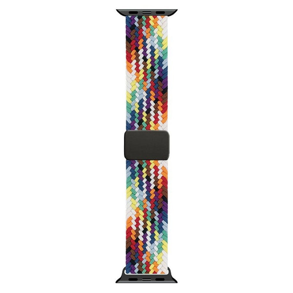 Apple Watch (42/44/SE/45/46/49mm) Lippa Nylon Strap with Magnetic Lock - Multicolored