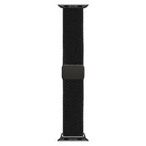 Apple Watch (42/44/SE/45/46/49mm) Lippa Nylon Strap with Magnetic Lock - Black