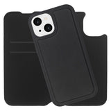 iPhone 15 Lippa 2-in-1 Wallet Flip Case - Black