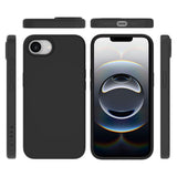 iPhone 17e / 16e Lippa Silicone Case - MagSafe Compatible - Black