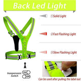 Lippa Reflective vest with 3 LED Lights - Yellow