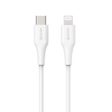 eSTUFF INFINITE MFI 1 m USB-C to Lightning Cable - 12W - 100% Recycled Plastic - White