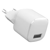 eSTUFF INFINITE 12W USB-A Wall Charger - 100% Recycled Plastic - White