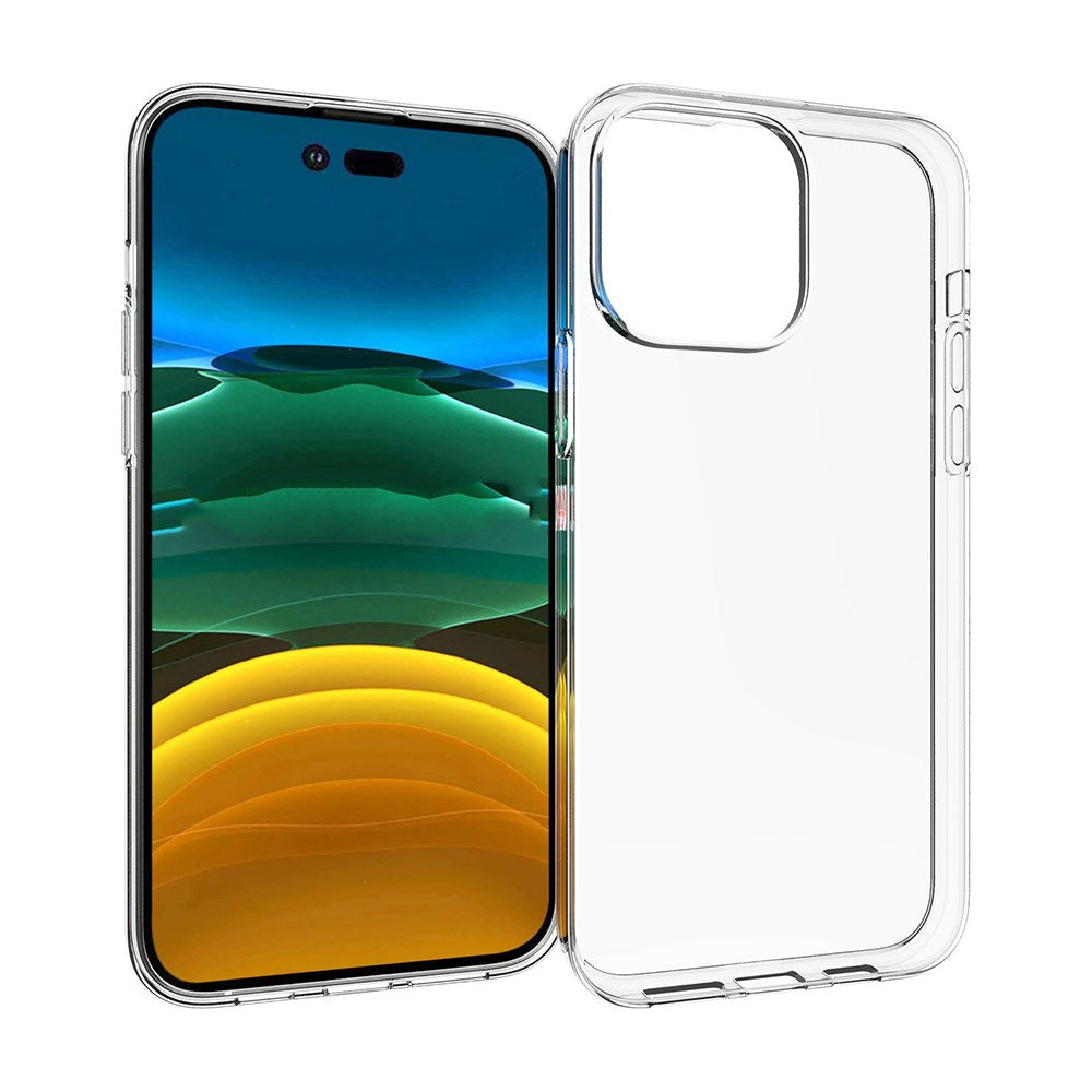 eSTUFF iPhone 14 Pro Max INFINITE VIENNA Flexible Plastic Case - 100% Recycled Plastic - Transparent