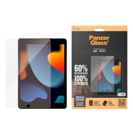 Apple iPad 10.2" (2021/2020/2019) PanzerGlass Ultra-Wide Fit Tempered Glass Screen Protector - Transparent