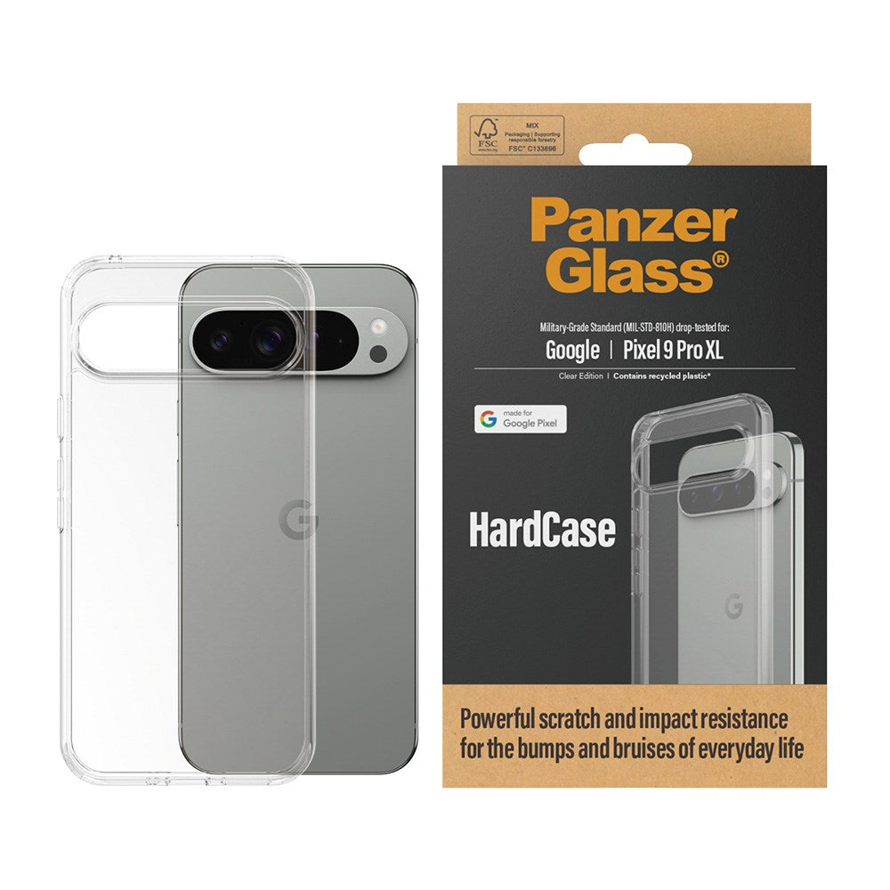 Google Pixel 9 Pro XL Case PanzerGlass HardCase - Transparent