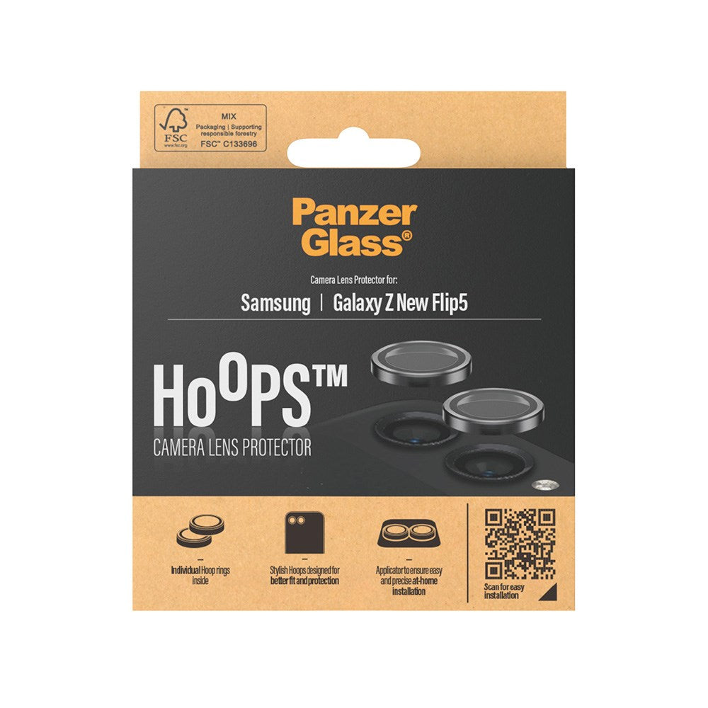 Samsung Galaxy Z Flip5 (5G) PanzerGlass Hoops - Camera Protection - Transparent