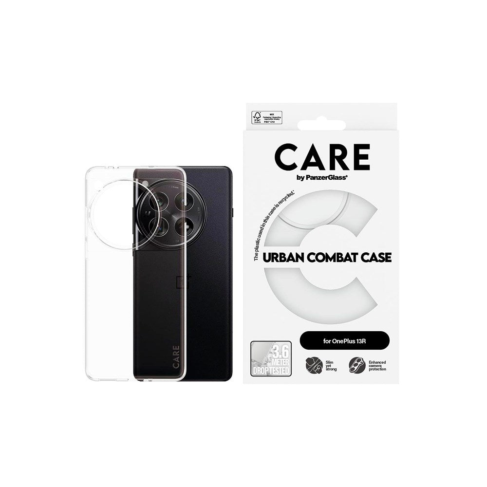 CARE by PanzerGlass OnePlus 13R FASHION X-Ray Soft Basic Case - Transparent