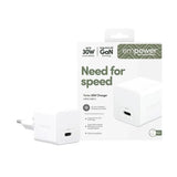 empower by PanzerGlass Turbo 30W Wall Charger with 1x USB-C – Silver White