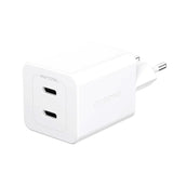 empower by PanzerGlass Turbo 45W Wall Charger with 2x USB-C – Silver White