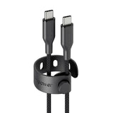 empower by PanzerGlass Racing 240W USB-C to USB-C Cable – 2m – Space Black