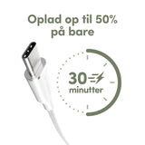 empower by PanzerGlass Racing 240W USB-C to USB-C Cable – 2m – Silver White