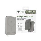 empower by PanzerGlass empower Bank - 5000 mAh - Qi2 / MagSafe Compatible - Titanium