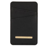 GEAR Onsala Collection Credit Card Pocket - Black Saffiano