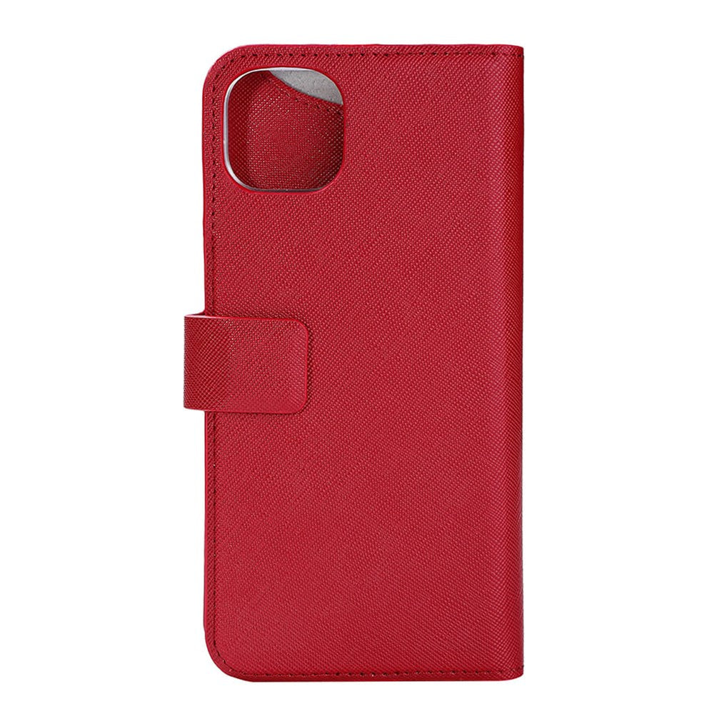 iPhone 14 Plus Onsala Fashion Collection Wallet Case w. Magnet - Red