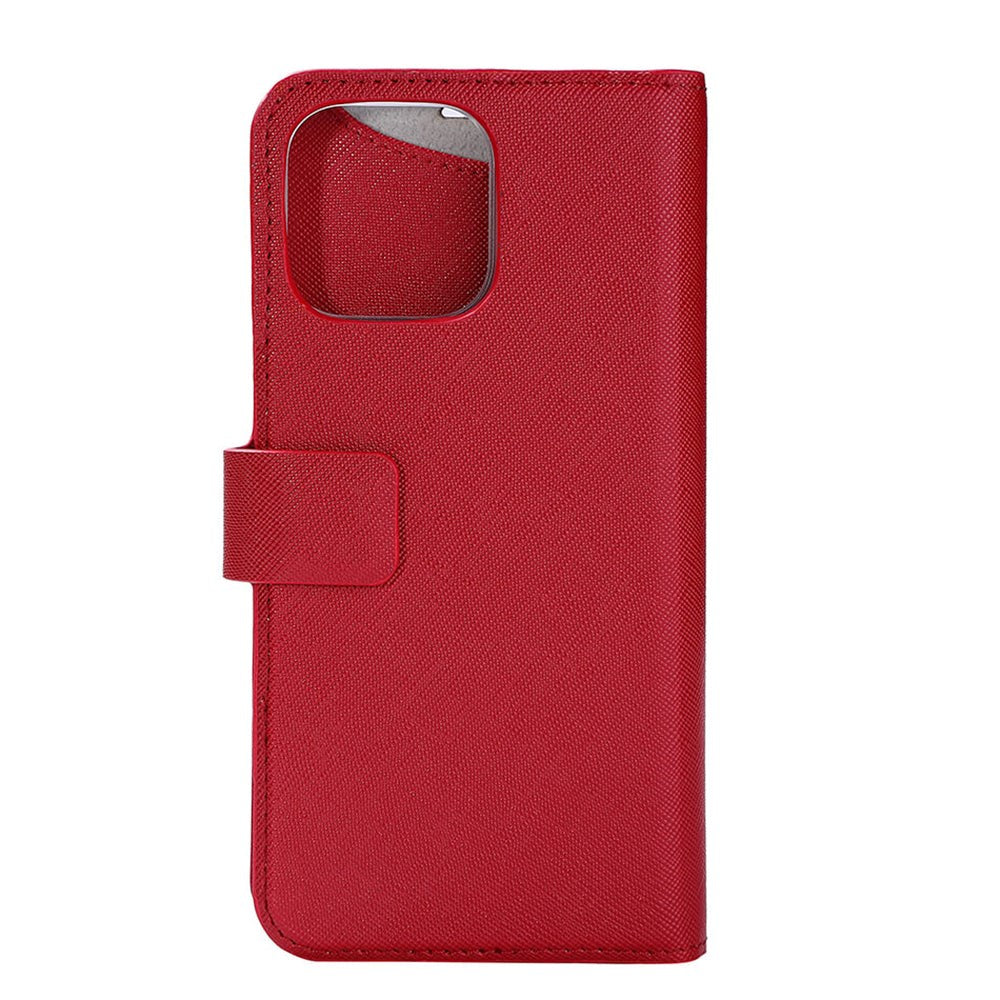 iPhone 14 Pro Max Onsala Fashion Collection Wallet Case w. Magnet - Red
