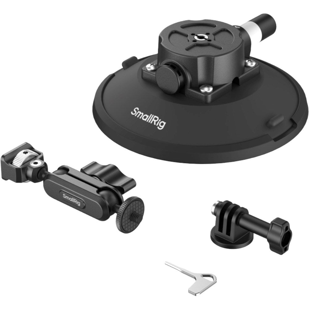 SmallRig 5856B 6" Suction Cup Mount for Action Camera - Black