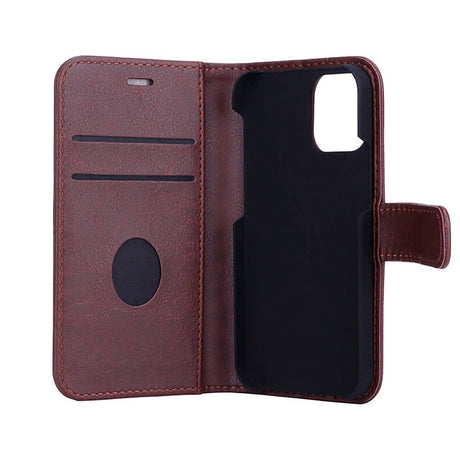 RadiCover iPhone 12 Mini - Art Leather Case - 86% Radiation Protection - Brown