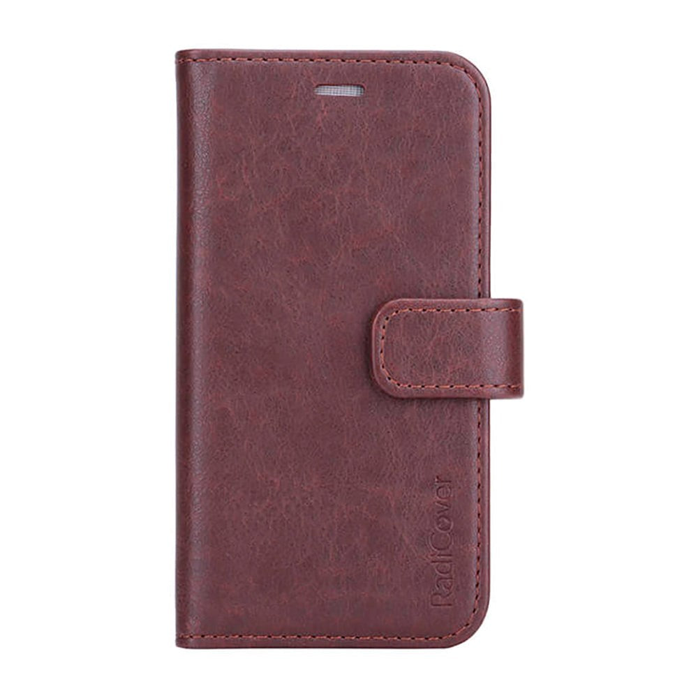 RadiCover iPhone 12 Mini - Art Leather Case - 86% Radiation Protection - Brown