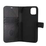 RadiCover Exclusive 2-in-1 iPhone 14 Plus - Genuine Leather Case - 86% Radiation Protection - Black