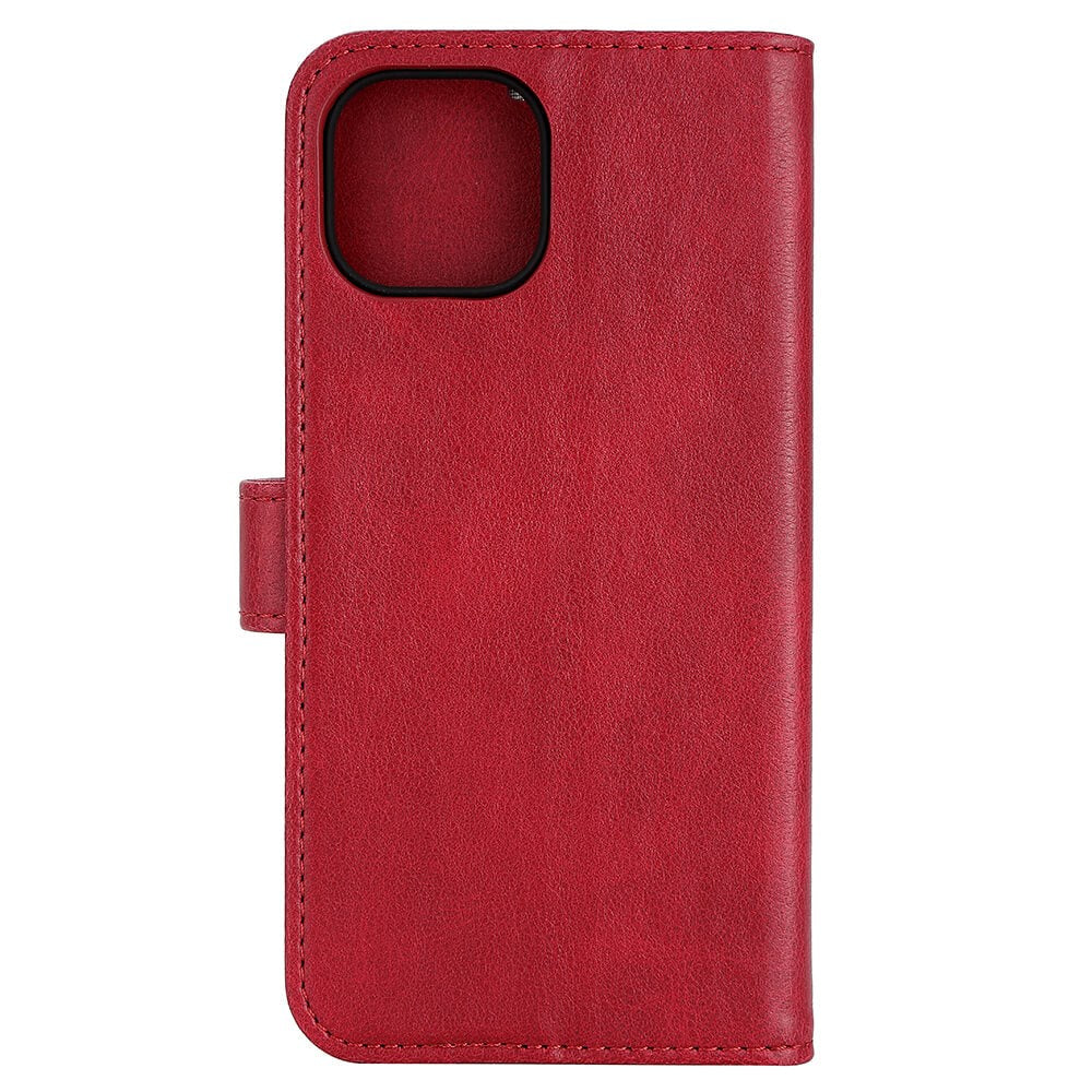 iPhone 14 / 13 RadiCover Artificial Leather Case - 86% Radiation Protection - Red