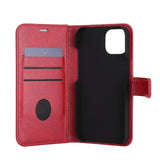 iPhone 14 / 13 RadiCover Artificial Leather Case - 86% Radiation Protection - Red