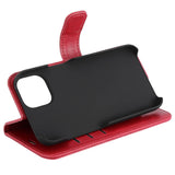 iPhone 14 / 13 RadiCover Artificial Leather Case - 86% Radiation Protection - Red