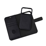 RadiCover Exclusive iPhone 17 Pro 2-in-1 Anti Radiation Leather Flip Case with Wallet - MagSafe Compatible - Black