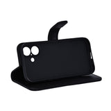 RadiCover iPhone 17 Anti Radiation Faux Leather Flip Case with Wallet - Black