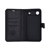 RadiCover iPhone Air Anti Radiation Faux Leather Flip Case with Wallet - Black