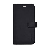 RadiCover iPhone 17 Pro Anti Radiation Faux Leather Flip Case with Wallet - Black