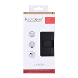 RadiCover iPhone 17 Pro Max Anti Radiation Faux Leather Flip Case with Wallet - Black