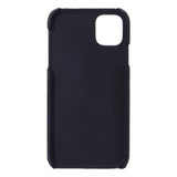 iPhone 11 Onsala Faux Leather Case with Card Pocket - Black