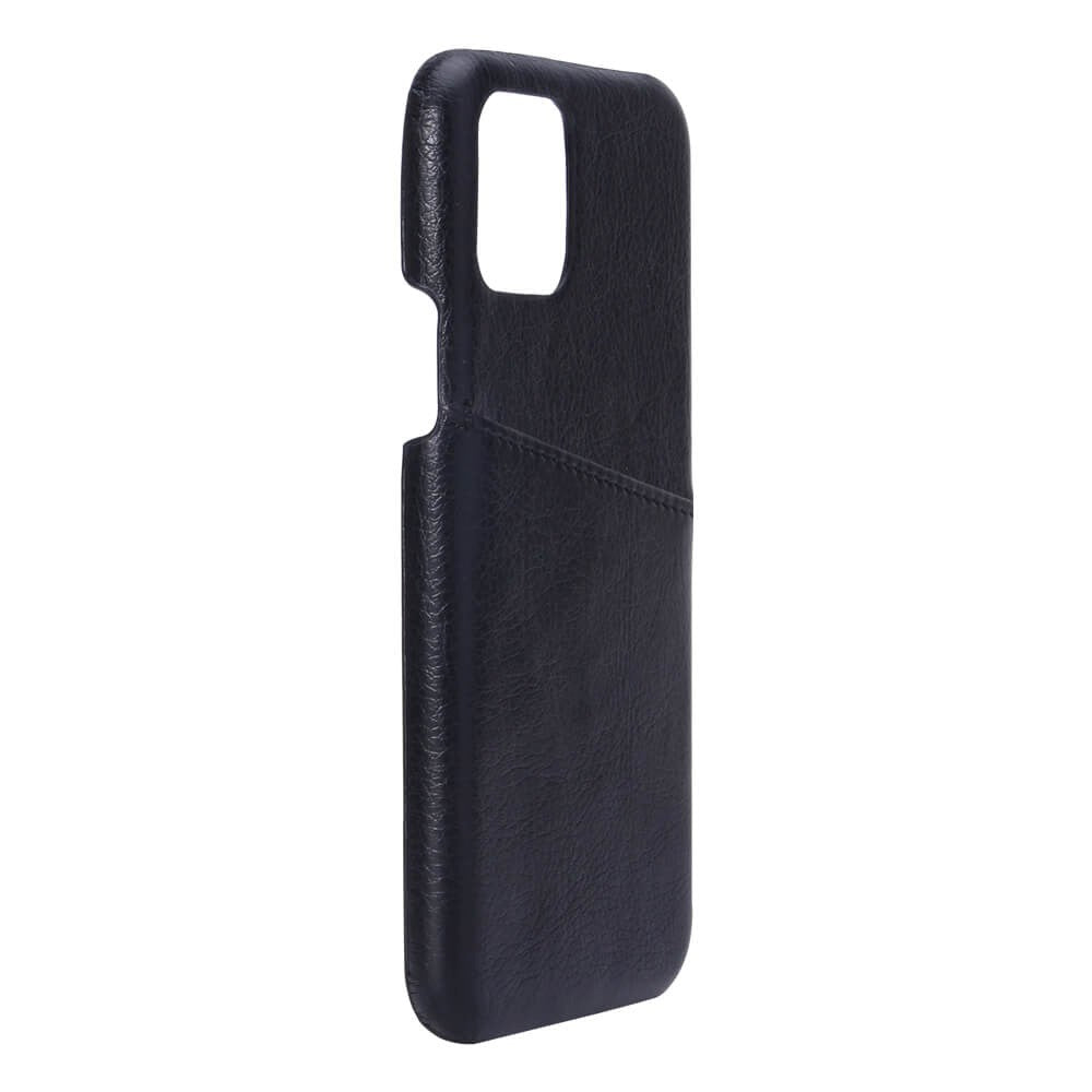 iPhone 11 Pro Onsala Faux Leather Case with Card Pocket - Black